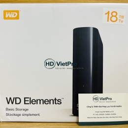 Ổ Cứng HDD WD Elements 18TB - WDBWLG0180HBK -XB Chính Hãng