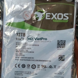 Ổ cứng HDD Seagate Exos 12TB - ST12000NM001G chính hãng