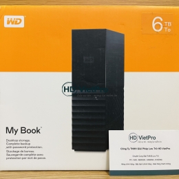 Ổ Cứng Ngoài HDD WD My Book 6TB - WDBBGB0060HBK-NESN Chính Hãng