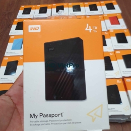 Ổ Cứng Di Động WD My Passport 4TB - WDBP6A0040BBK Chính Hãng