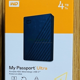 ổ Cứng Di Động WD My Passport Ultra 4TB - WDBFTM0040BSL Chính Hãng