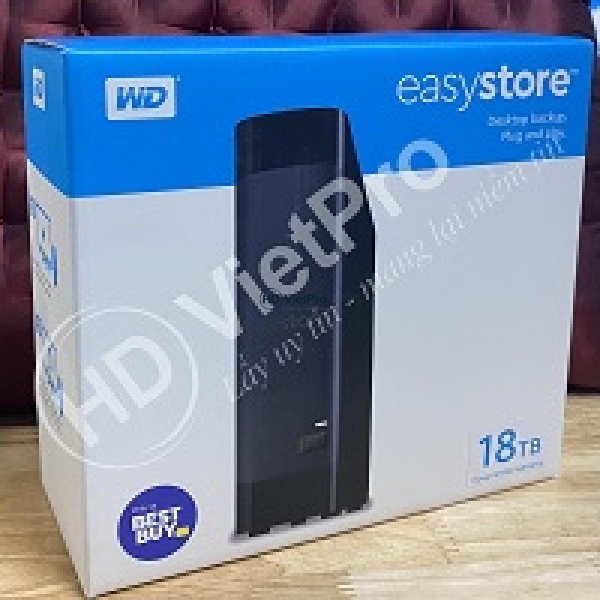 Ổ Cứng HDD WD EasyStore External 18TB - WDBAMA0180HBK Chính Hãng