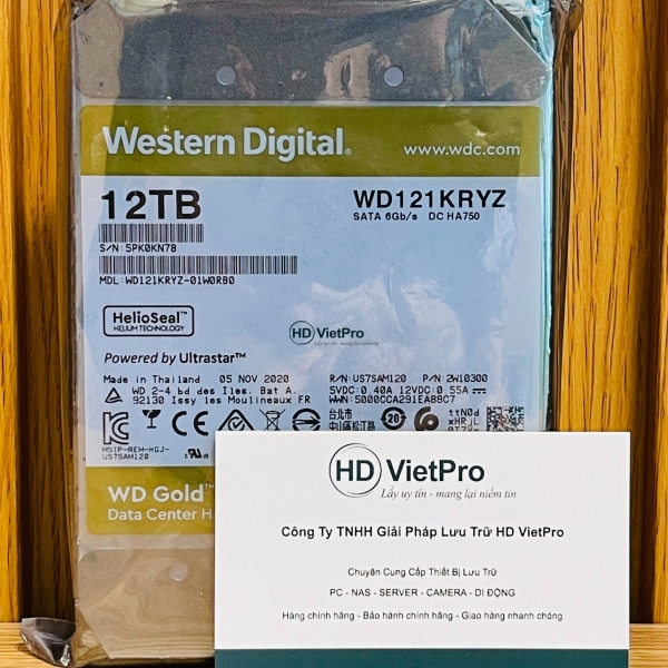Ổ Cứng WD 12TB Gold (WD121KRYZ)